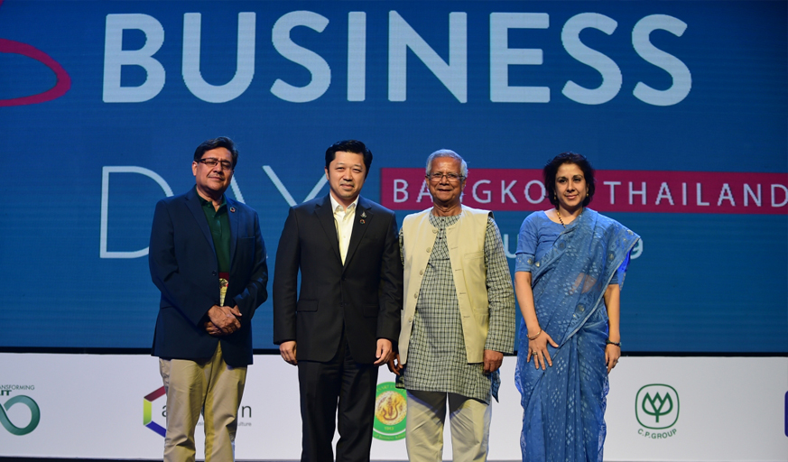 Professor Muhammad Yunus, Nobel Peace Prize winner, holds the first ‘2019 Social Business Day’ event in Thailand with C.P. Group to drive “Social Business”