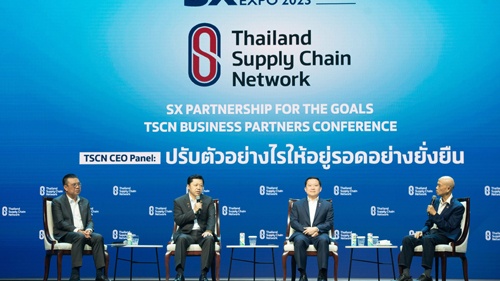 “Mr. Suphachai Chearavanont” Demonstrates the Vision in the “Thailand Supply Chain Network CEO Panel: How to Adapt to Survive Sustainably? at the SUSTAINABILITY EXPO 2023, the Largest Sustainability Expo is ASEAN