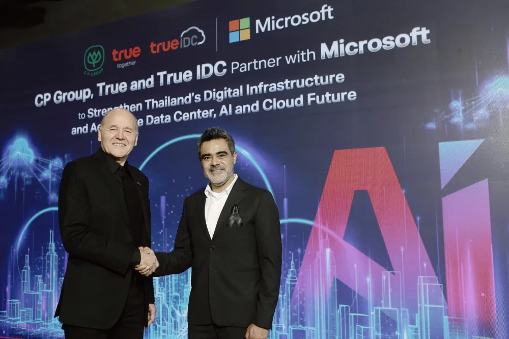 CP Group – True – True IDC Collaborate with Microsoft to Forge Strategic Partnership to Accelerate Thailand’s AI and Cloud Future Strengthening Thailand’s Digital Infrastructure with True IDC Data Centers as Part of Microsoft’s Cloud Region