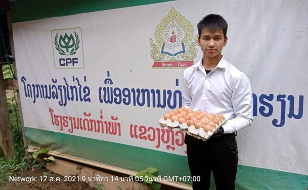 Raising Layer Chickens for Lunch at Luang Prabang Orphan School (C.P. Laos Co., Ltd., Lao PDR)