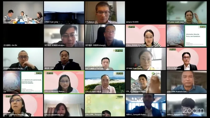 Communicate policies and practices related to information security at the group level.